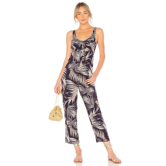 Tavik Pants - Tavik Sz. S (2-4) Off Duty Jumpsuit W/ Pockets La Tona Palm Evening Blue NWT